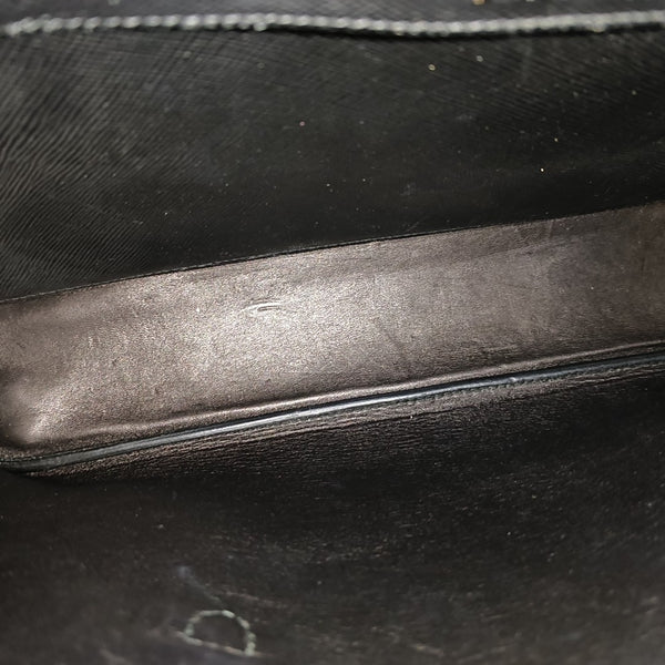 Double Medium Calfskin Black