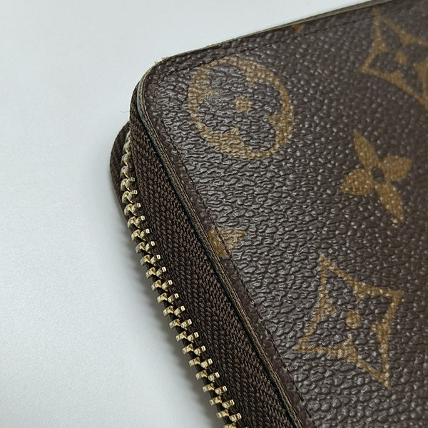 CLÉMENCE Monogram Coated Canvas Brown Wallet