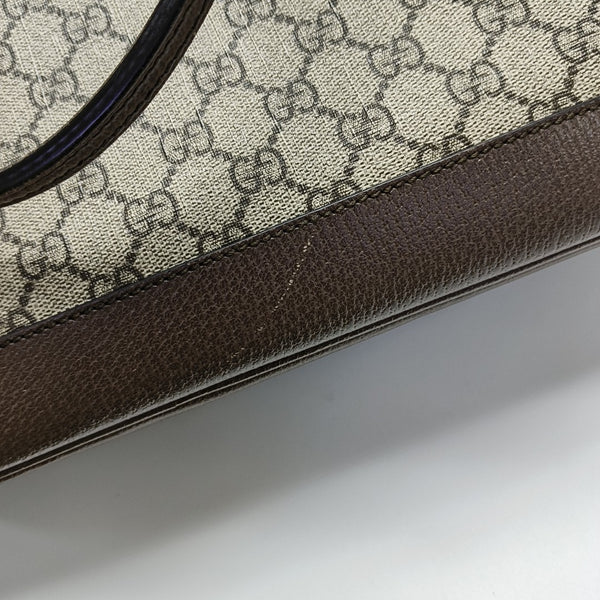 Monogram Coated Canvas Top Handle Bag Beige