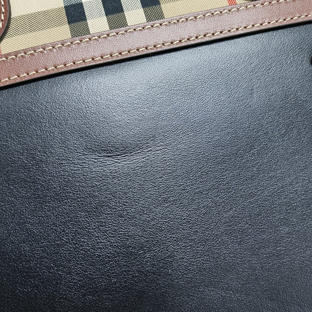 Title Mini Calfskin Black