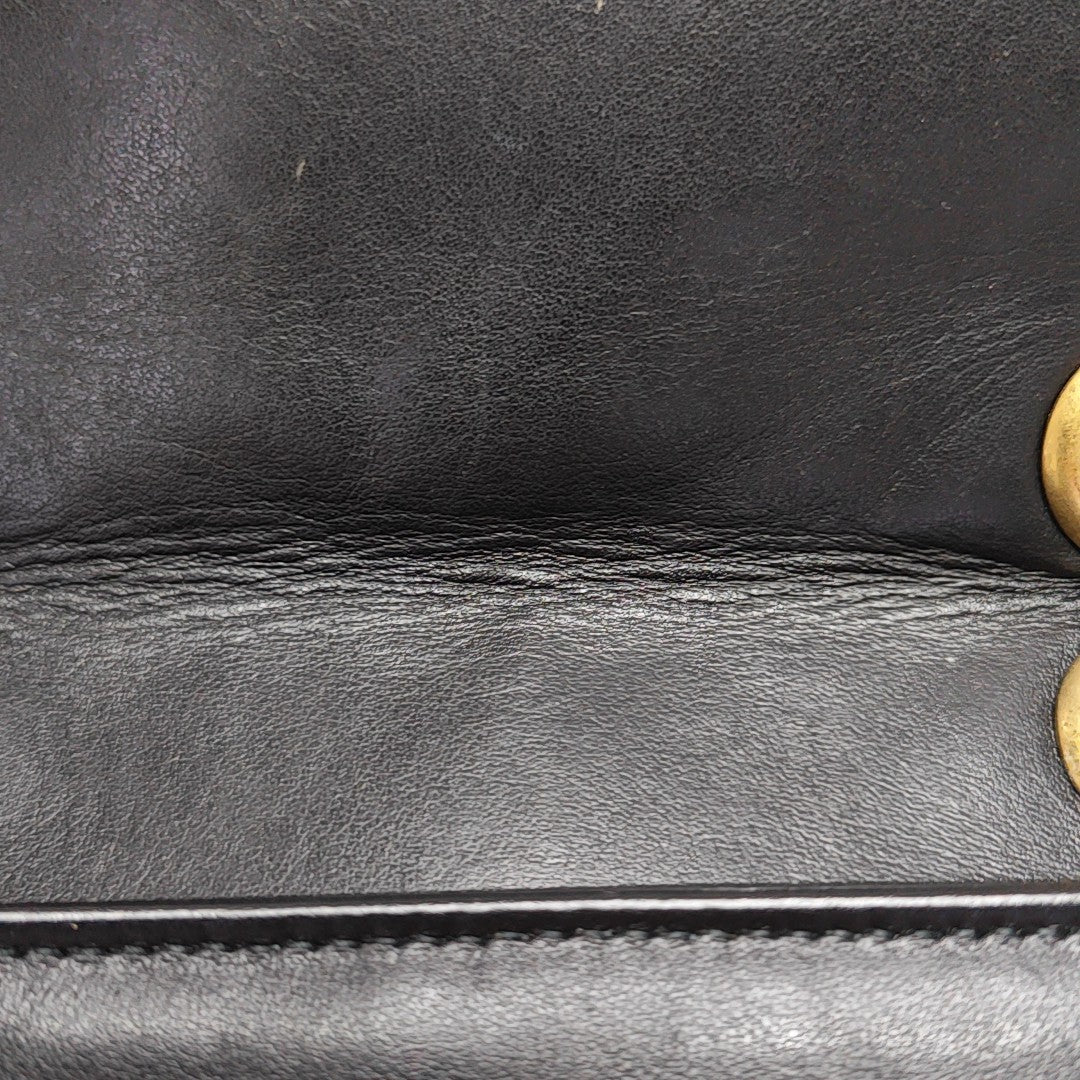 GG Marmont Small Quilted Calfskin Black