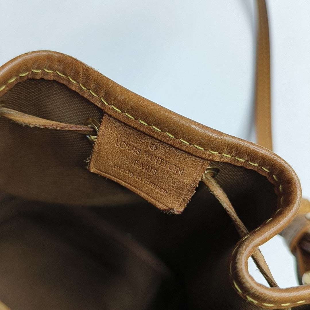 NÉONOÉ Nano Monogram Coated Canvas Brown