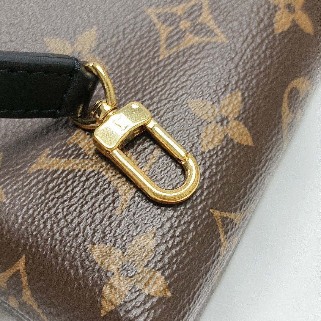 BE ALMA Monogram Coated Canvas Brown