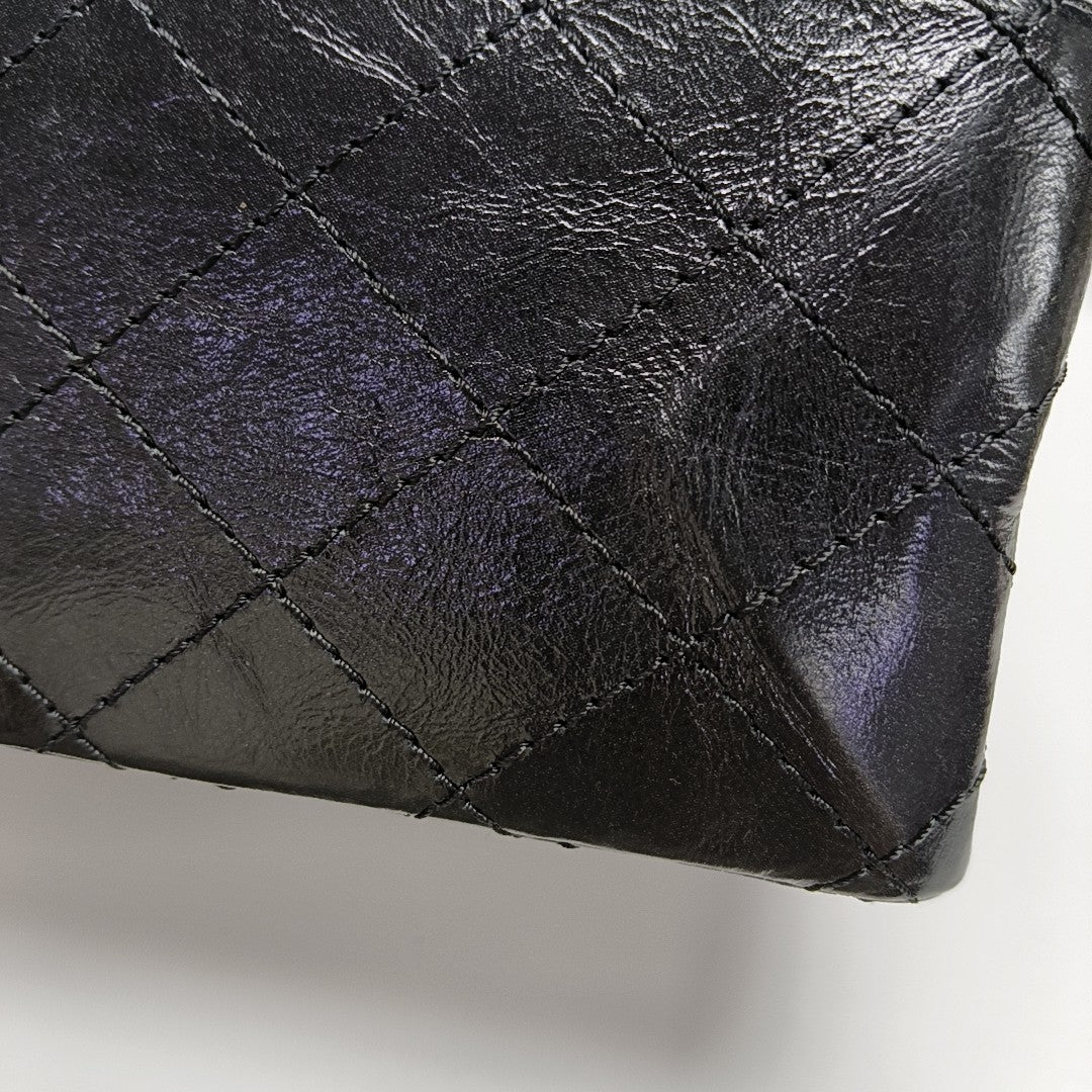 2.55 227 Quilted Calfskin Black