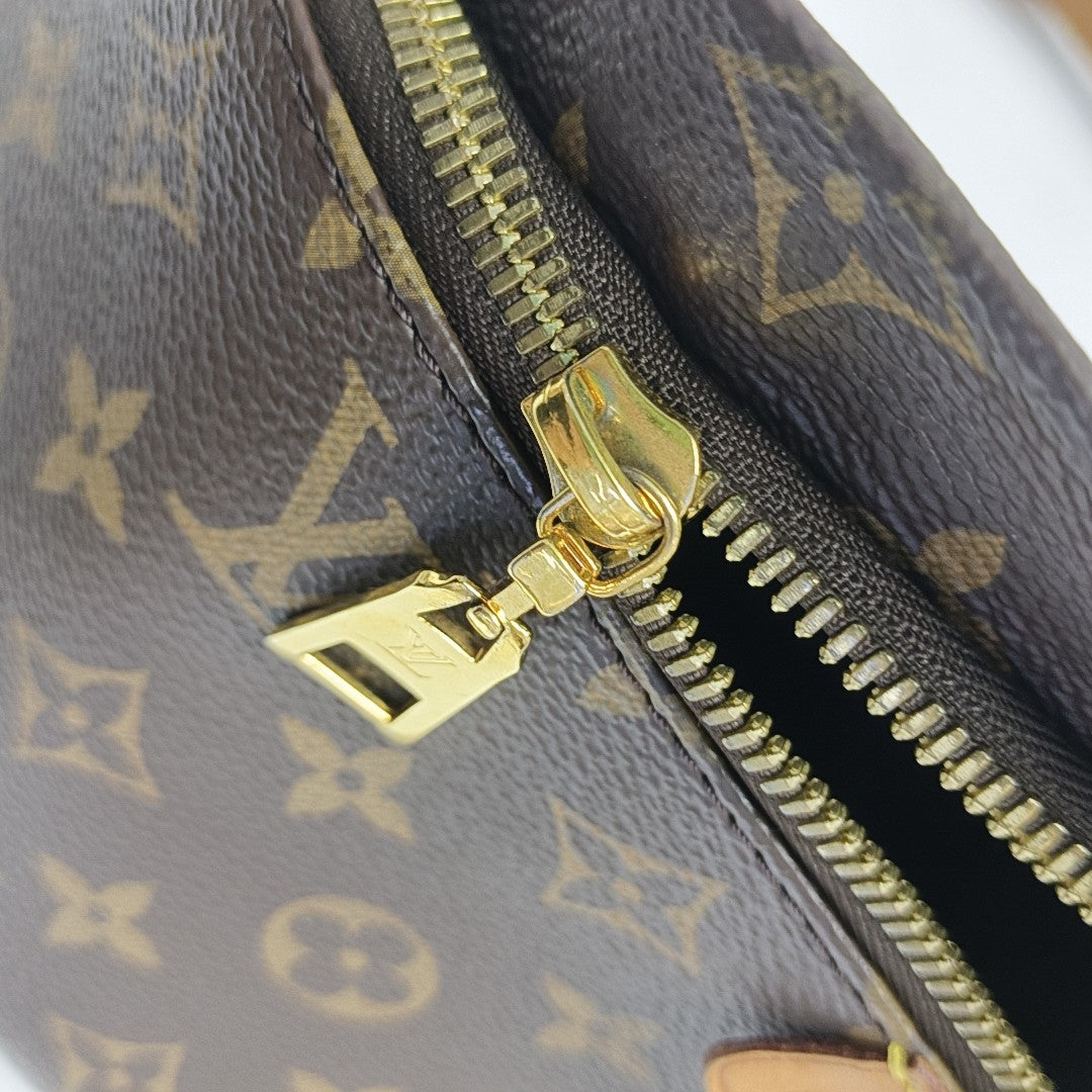 BUMBAG Monogram Coated Canvas Brown