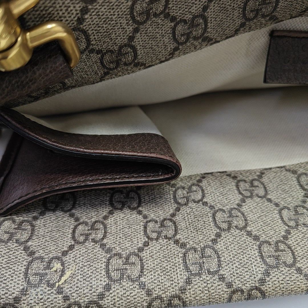 Neo Vintage Large Monogram Coated Canvas Brown