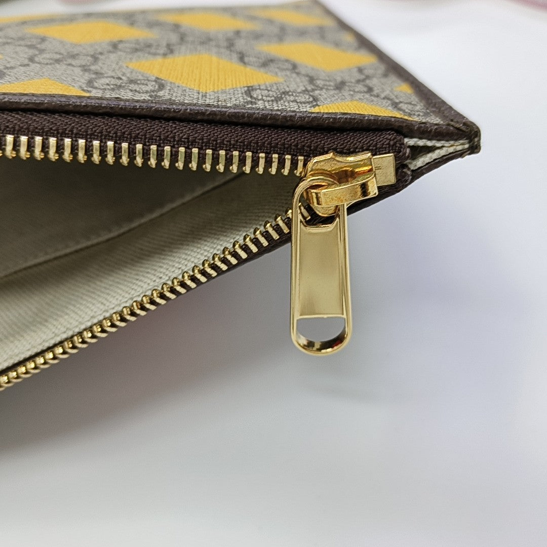 Courrier Monogram Coated Canvas Beige