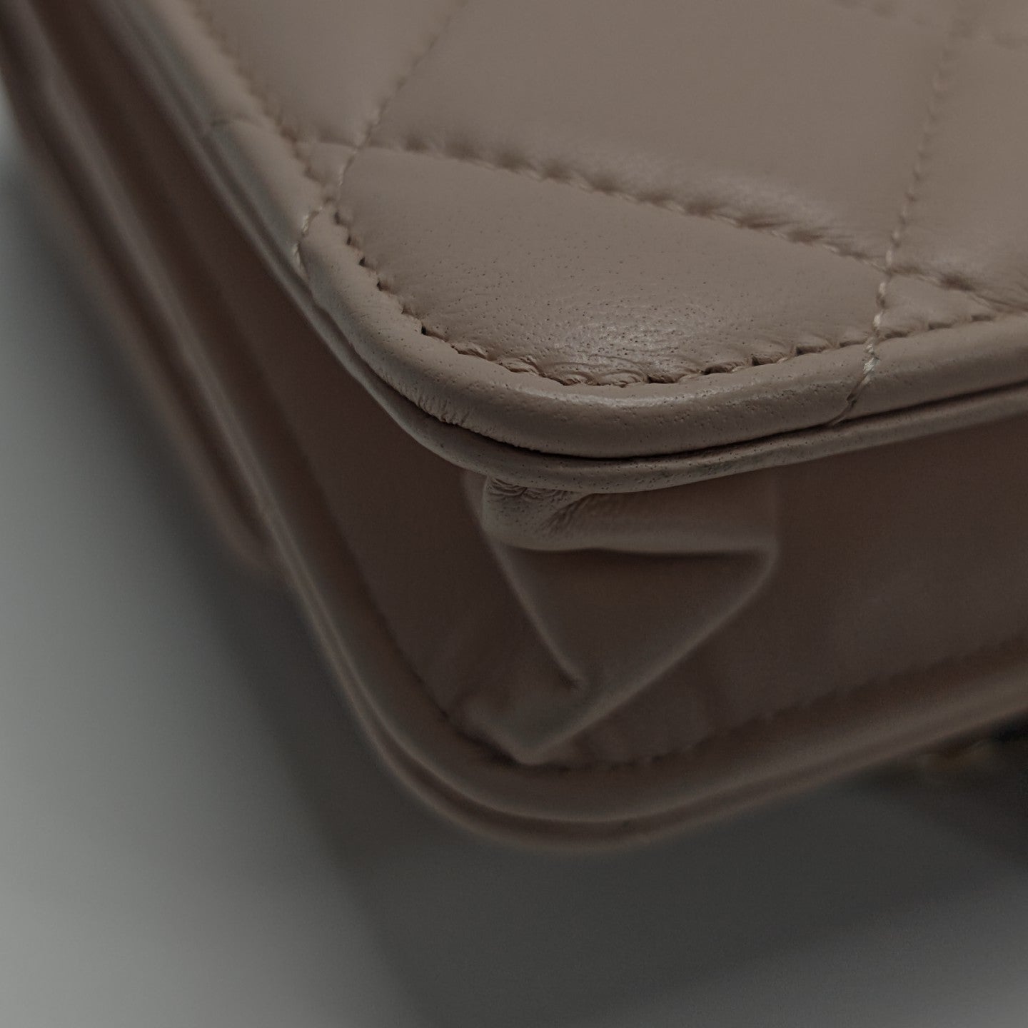 Quilted Lambskin Shoulder Bag Pink