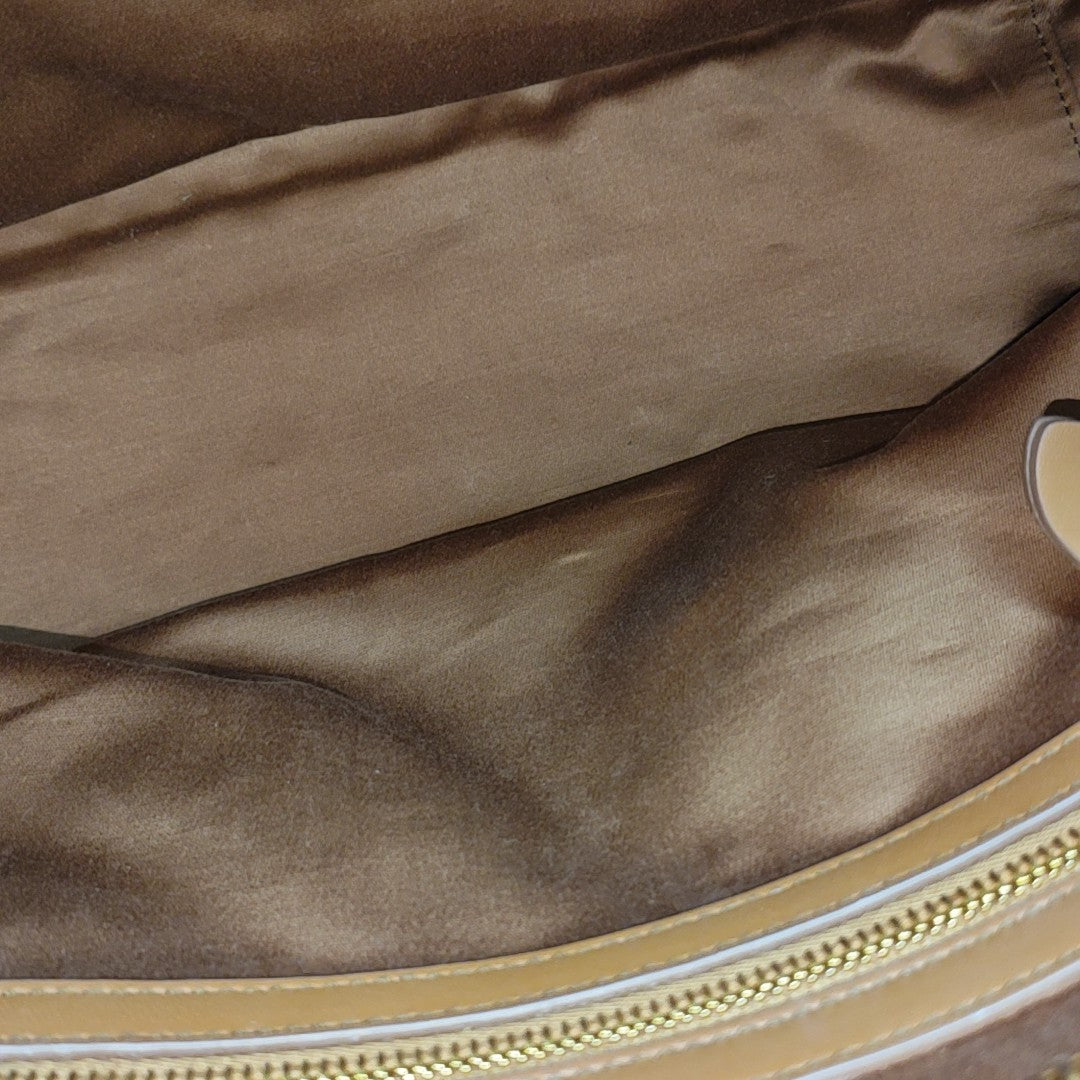 Beau Large Calfskin Brown