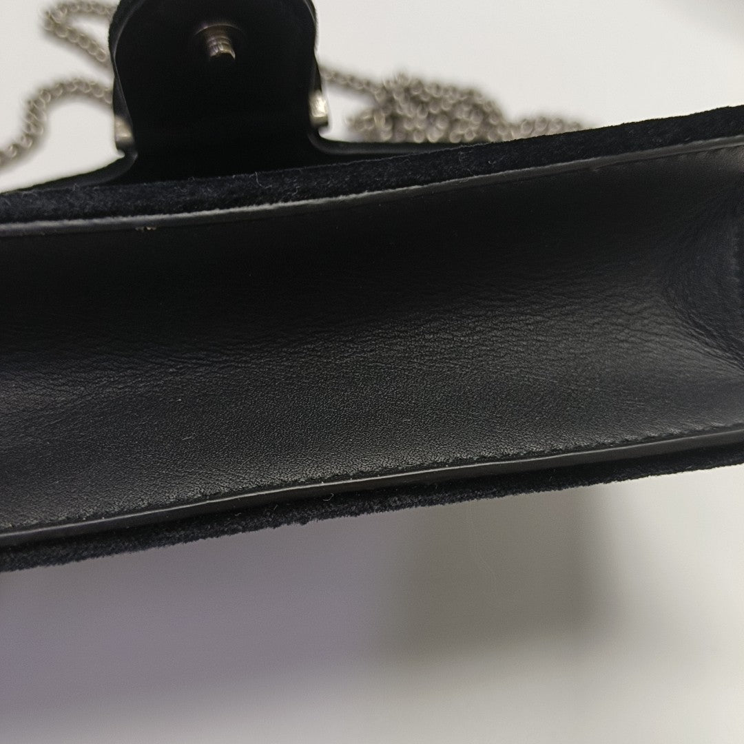 Dionysus Super Mini Velvet Black