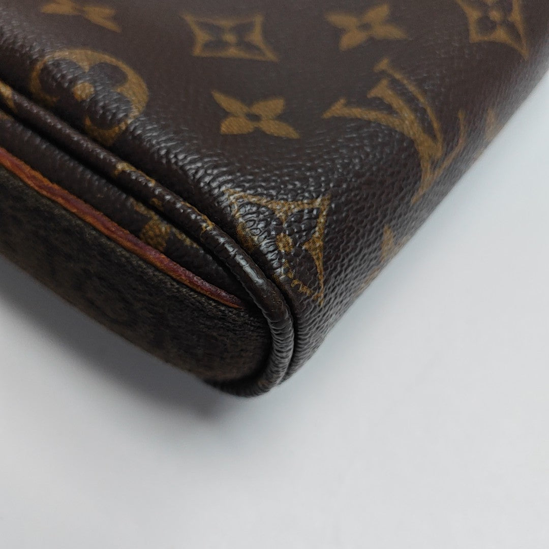 TROTTEUR Monogram Coated Canvas Brown