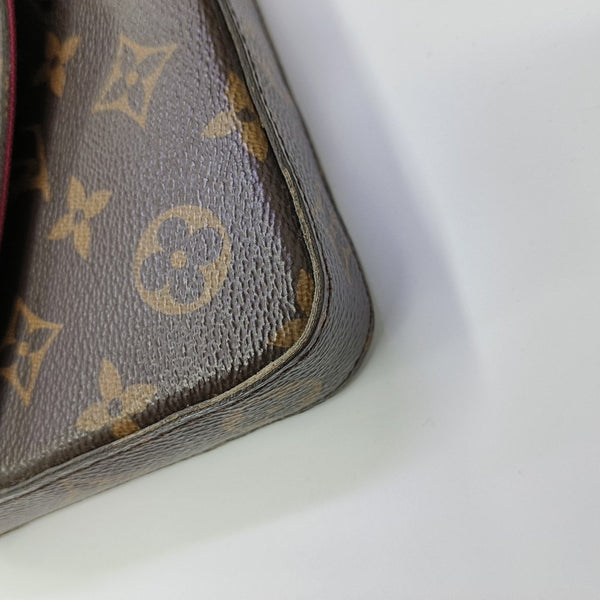 FÉLICIE Monogram Coated Canvas Brown