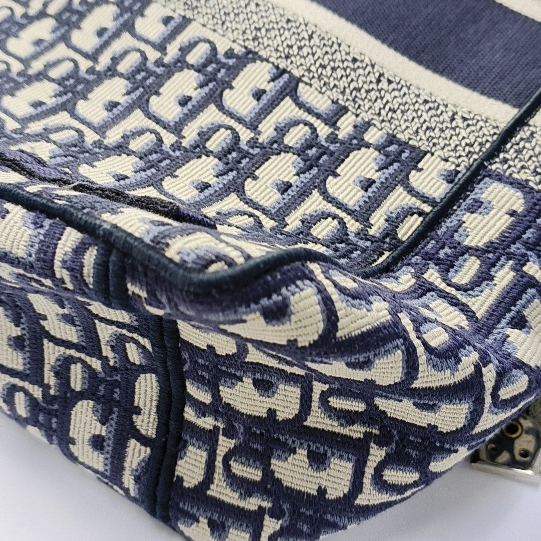 Diorcamp Large Oblique Canvas Blue