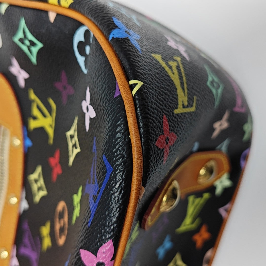 LV × TM RITA Monogram Coated Canvas Black