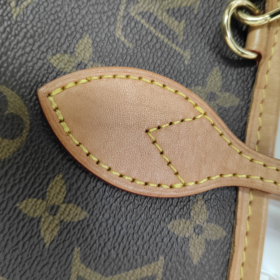 NEVERFULL BB Monogram Coated Canvas Brown