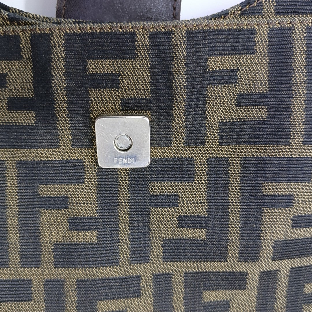 Vintage Canvas Bag Fabric Brown