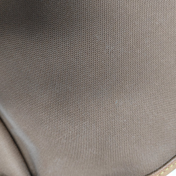 SAUMUR 30 Monogram Coated Canvas Brown