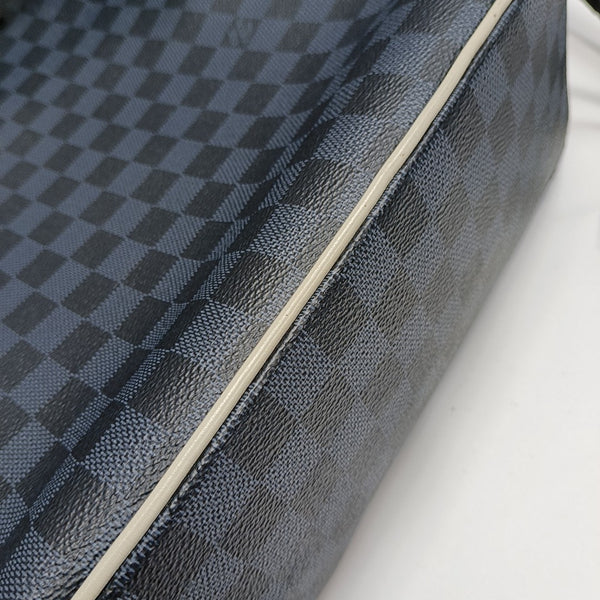 JOSH Damier Graphite Coated Canvas Black