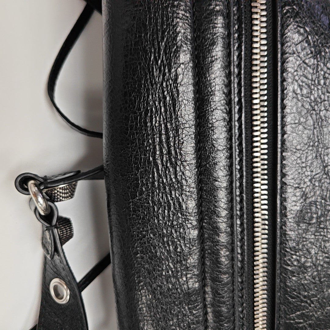 Lambskin Shoulder Bag Small Black