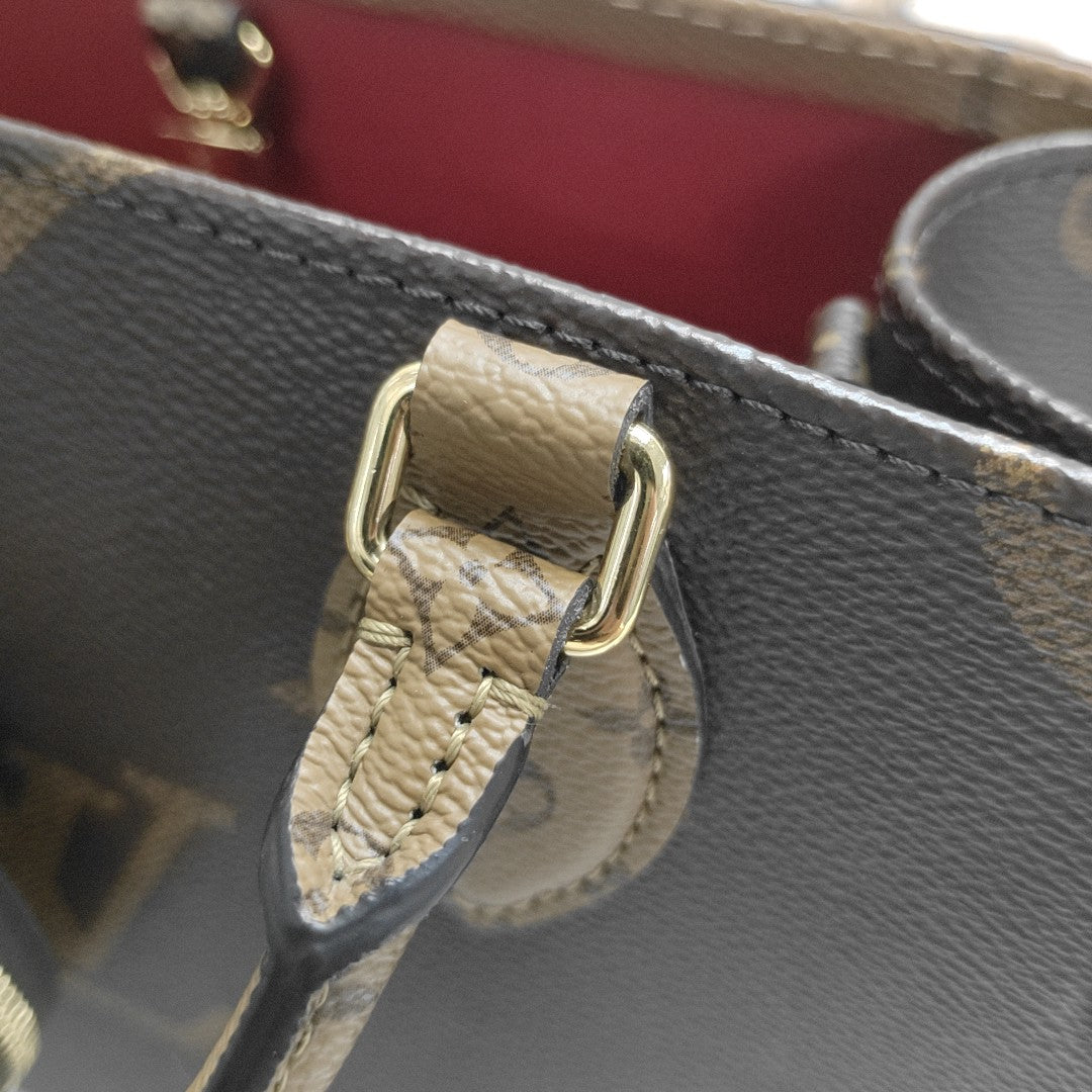 ONTHEGO PM Monogram Coated Canvas Brown