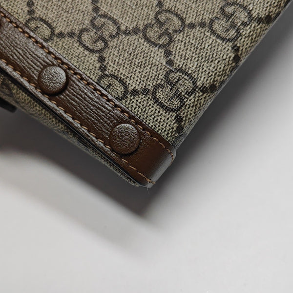 Horsebit 1955 Mini Monogram Coated Canvas Beige