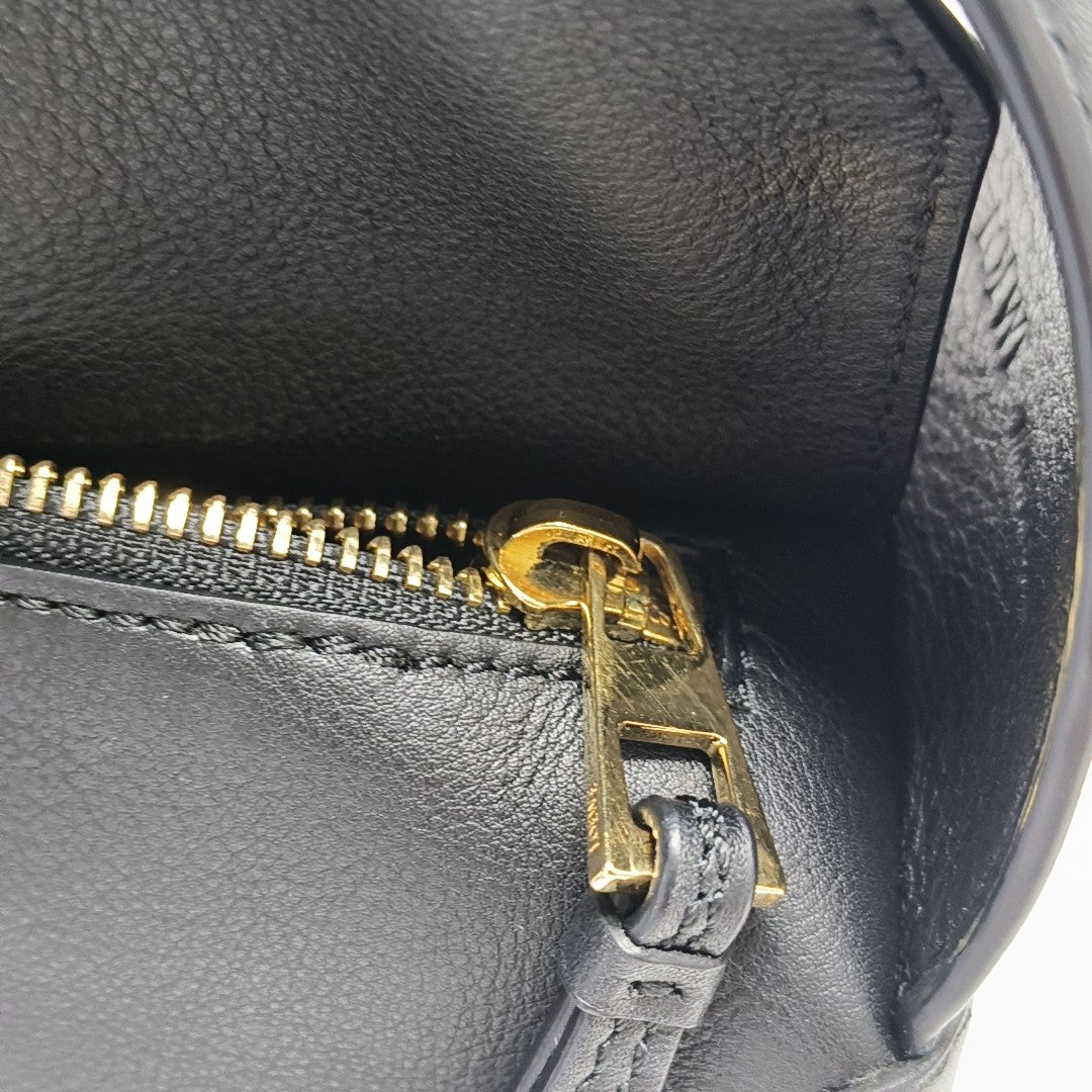Puzzle Hobo Medium Calfskin Black