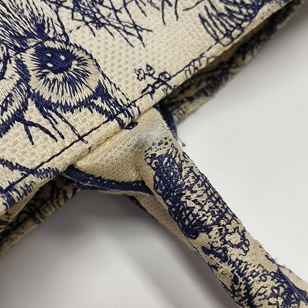 Book Tote Medium Canvas Blue
