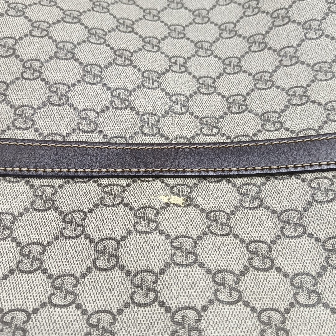 Monogram Coated Canvas Tote Bag Beige