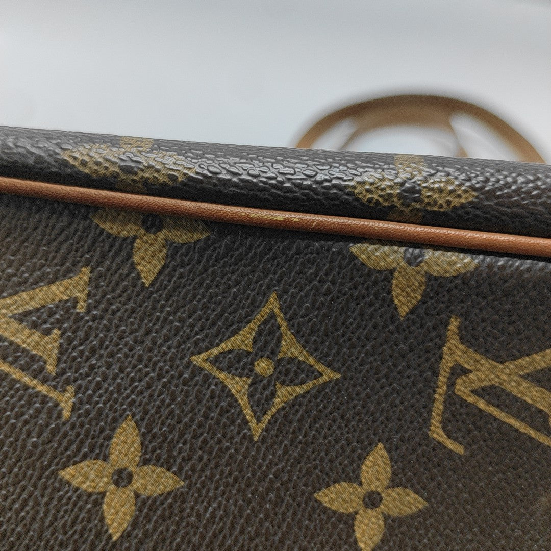 BATIGNOLLES GM Monogram Coated Canvas Brown