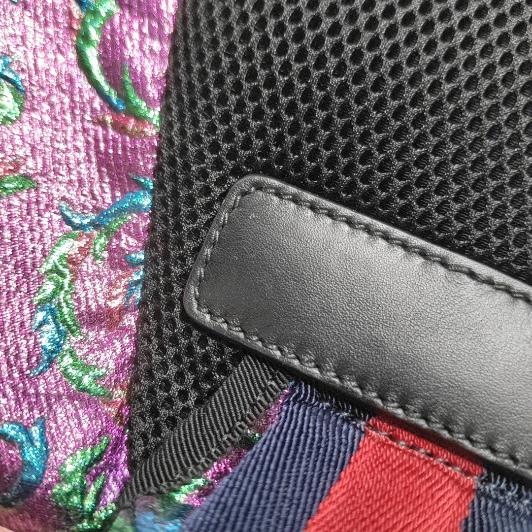 Fabric Backpack Purple