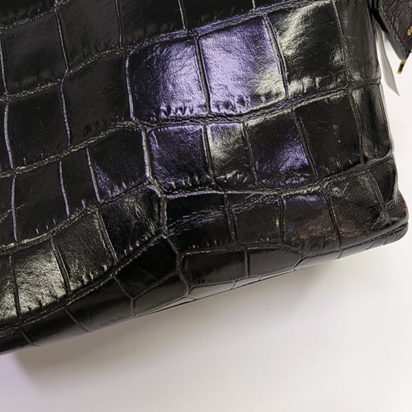 Calfskin Shoulder Bag Black