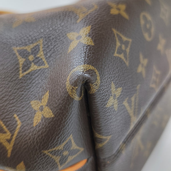 TURENNE Monogram Coated Canvas Brown