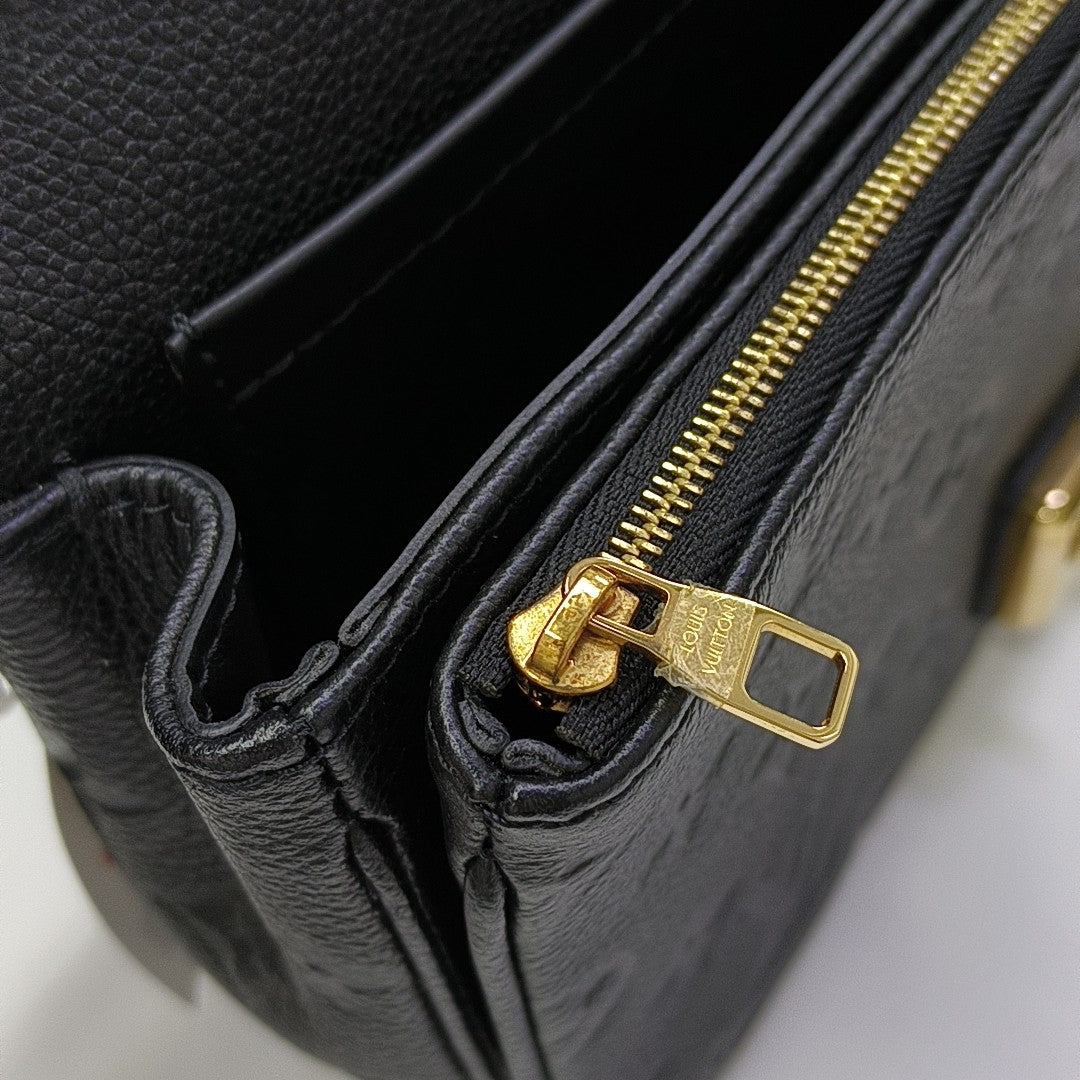 MARCEAU Monogram Calfskin Black