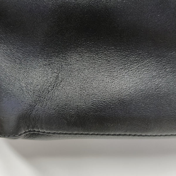 Puzzle Small Quilted Calfskin Black