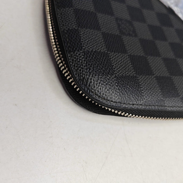 ATOLL Damier Graphite Calfskin Black