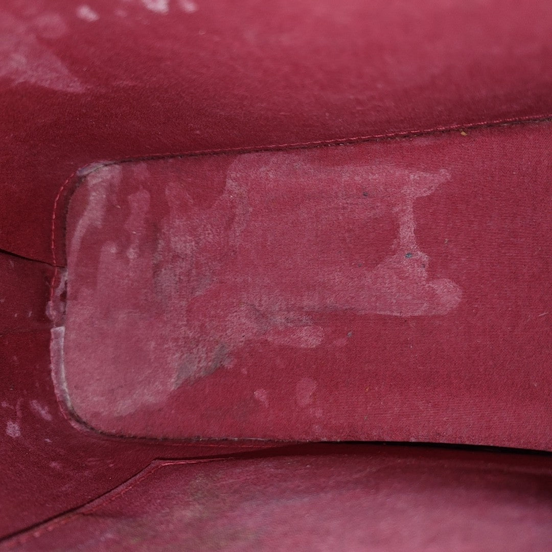ALMA BB Monogram Patent Leather Red