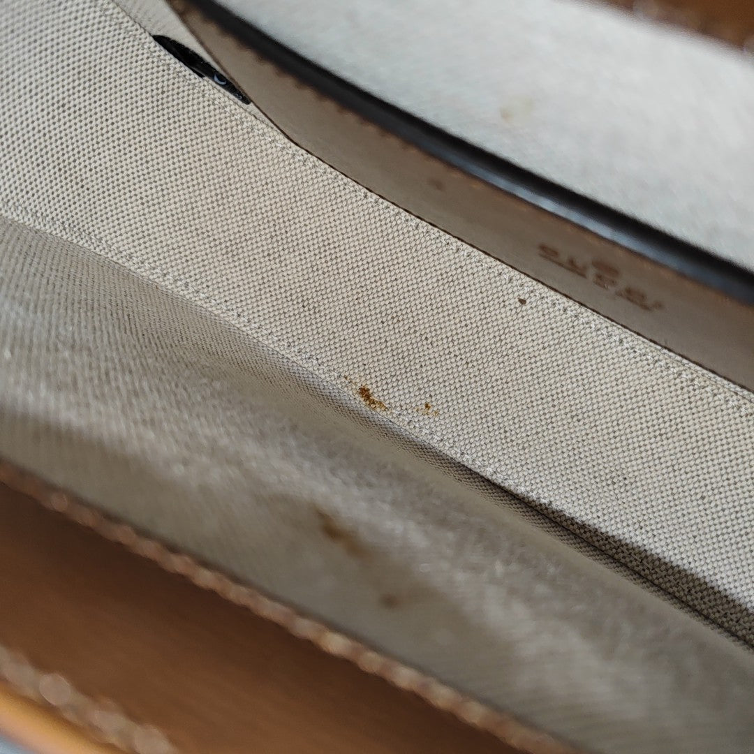 Horsebit 1955 Mini Coated Canvas Beige