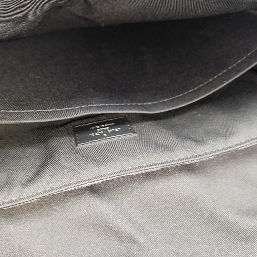 DISTRICT MM Damier Graphite Coated Canvas Gray