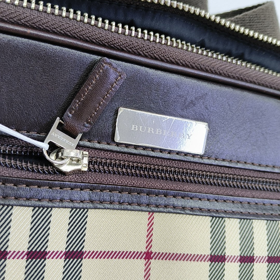 Fabric Belt Bag Brown
