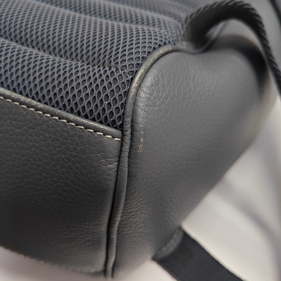 Saddle Medium Calfskin Gray