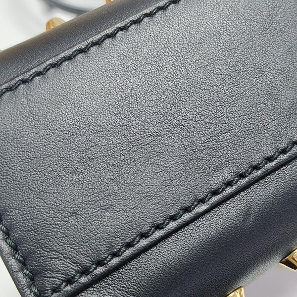 Padlock Small Calfskin Black