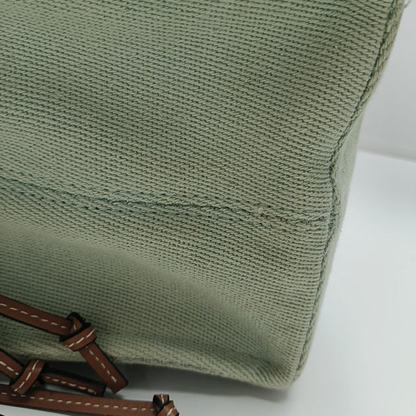 Cushion Small Canvas Green