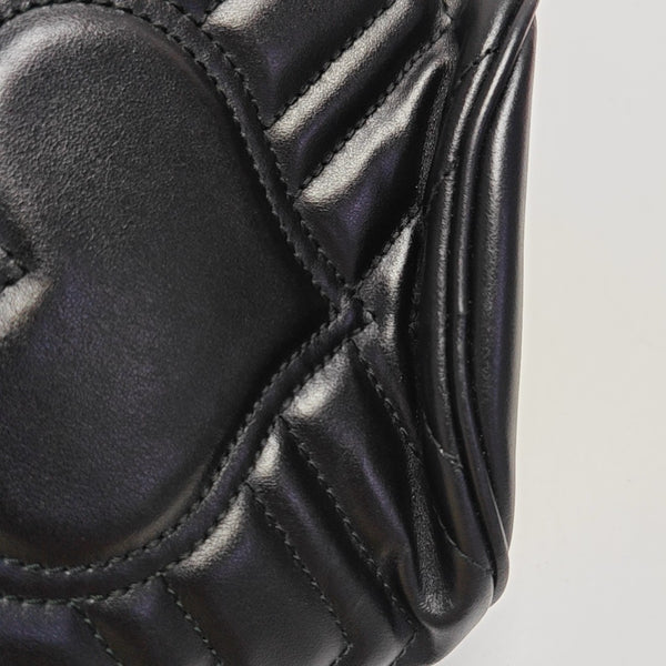 GG Marmont Mini Quilted Calfskin Black