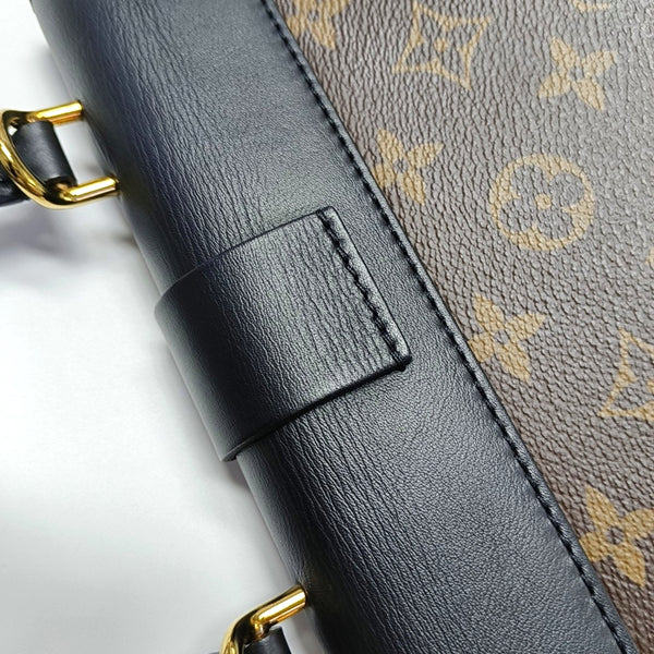 LOCKY BB Monogram Coated Canvas Brown