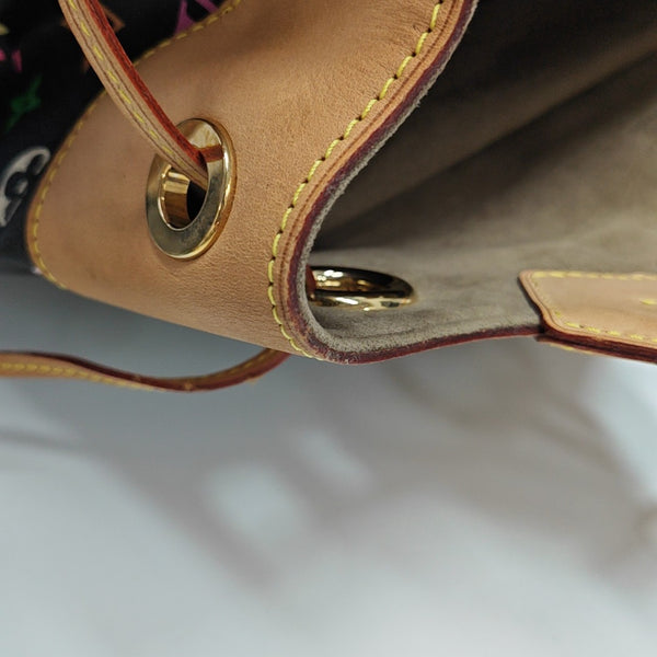 LV × TM URSULA Monogram Coated Canvas Black