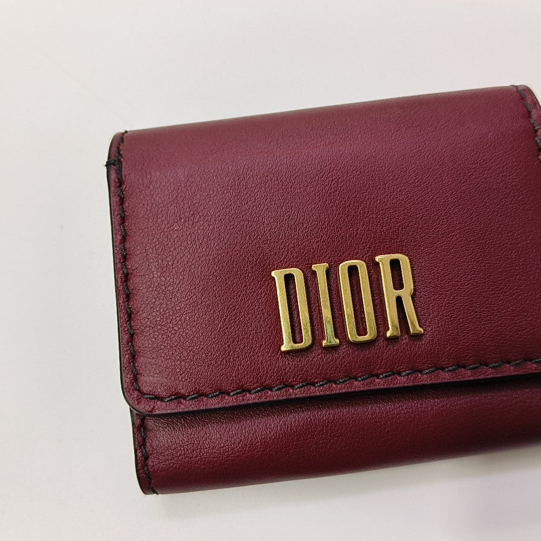 Calfskin Wallet Red