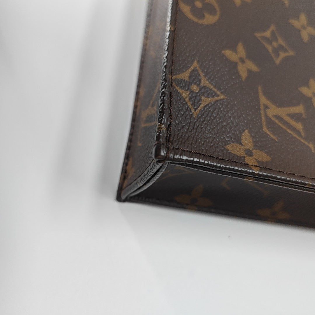 SAC PLAT Mini Lona Monogram Revestida Marrón