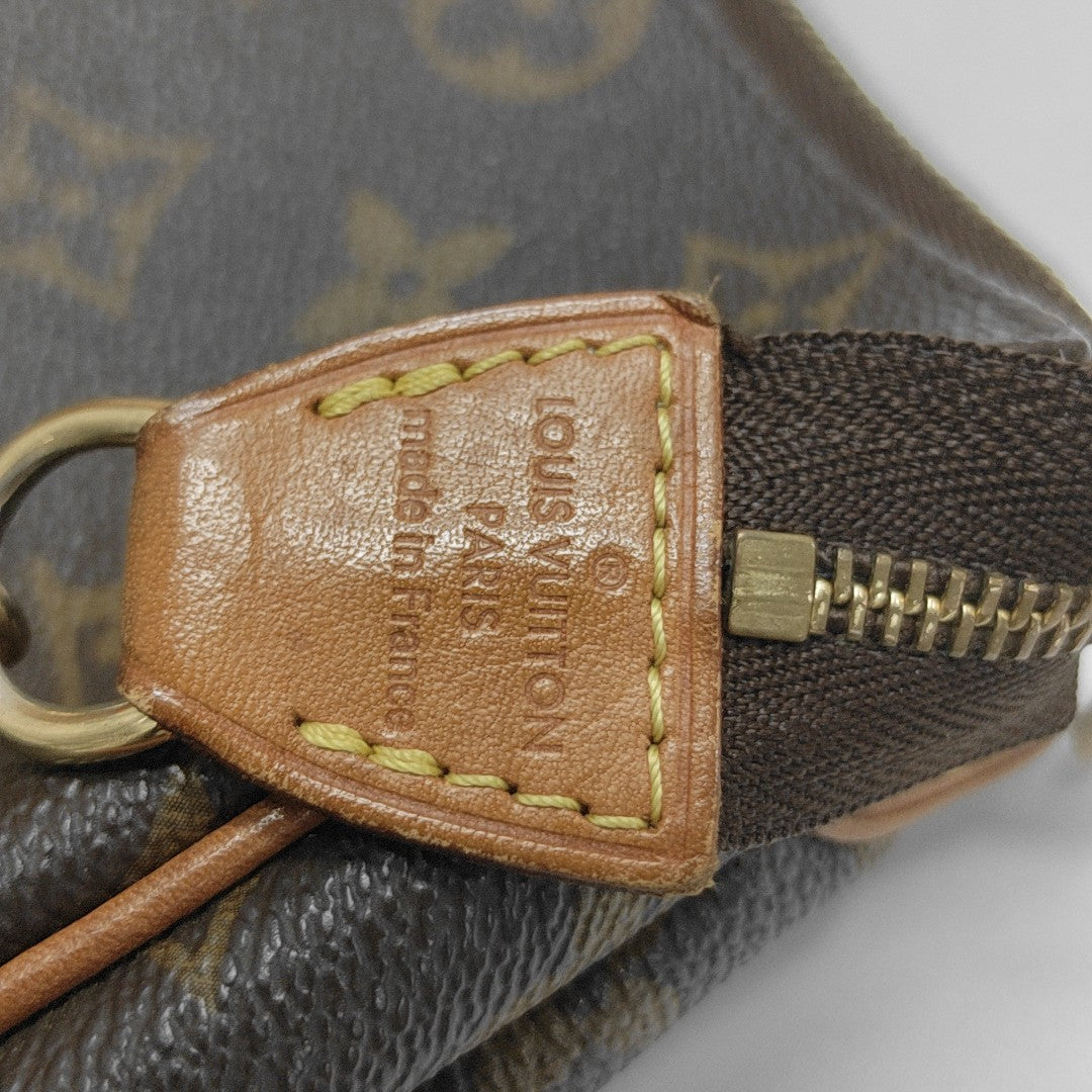 EVA Monogram Coated Canvas Brown
