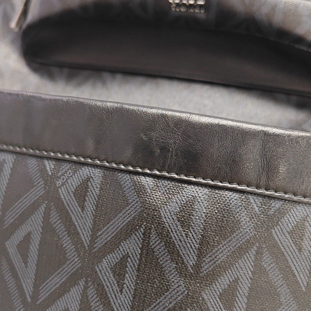 Rider Oblique Coated Canvas Black