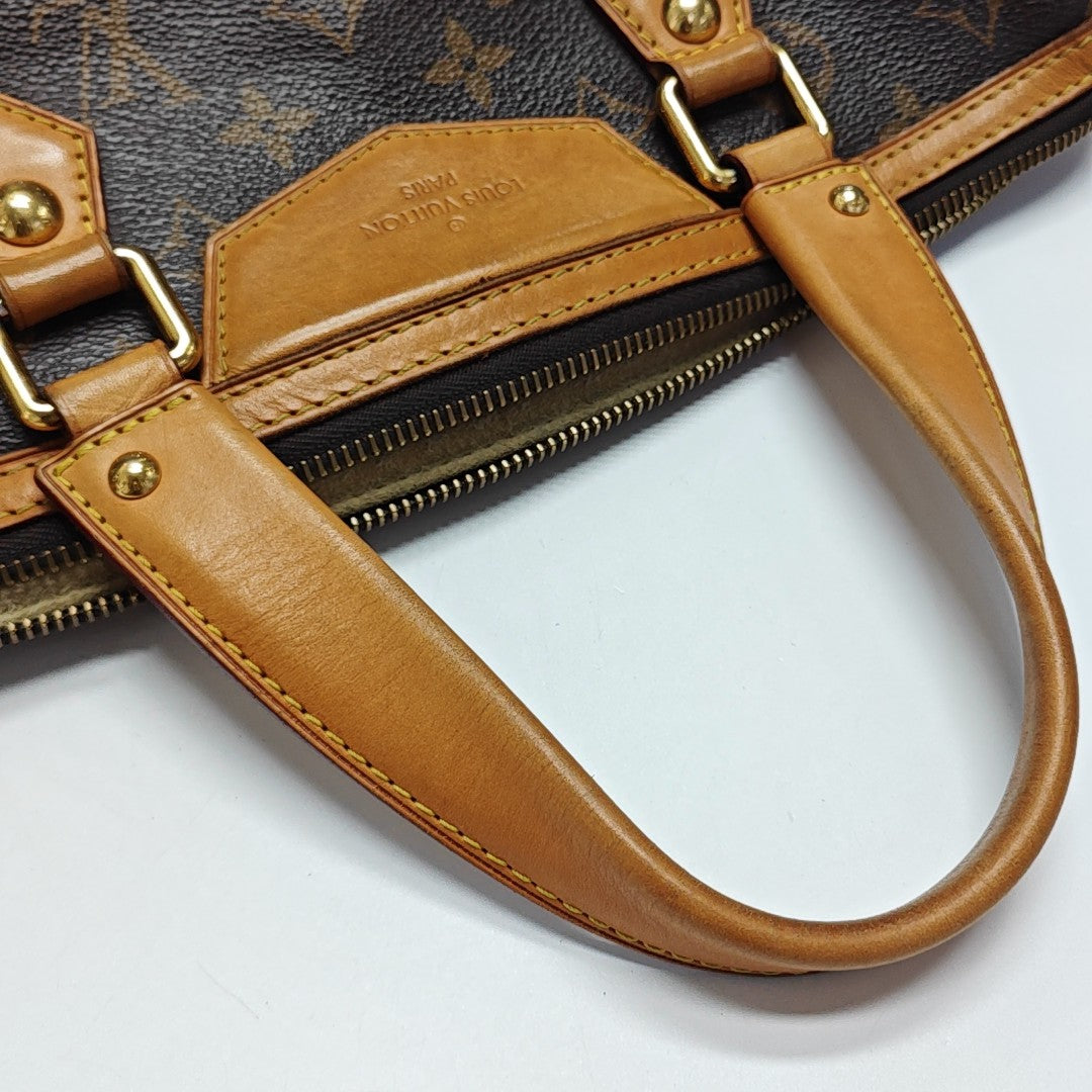 RETIRO NM Monogram Coated Canvas Brown